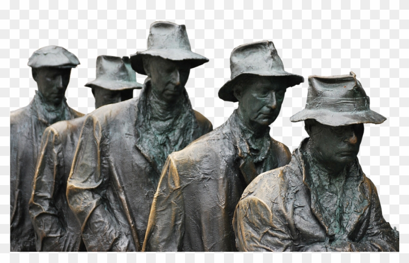 Sculpture, Art, Artwork, Breadline, Depression, - Franklin Delano Roosevelt Memorial Clipart
