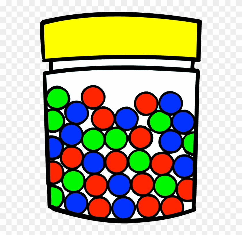 Marbles Clipart Red Marble - Jar Of Marbles Clipart - Png Download