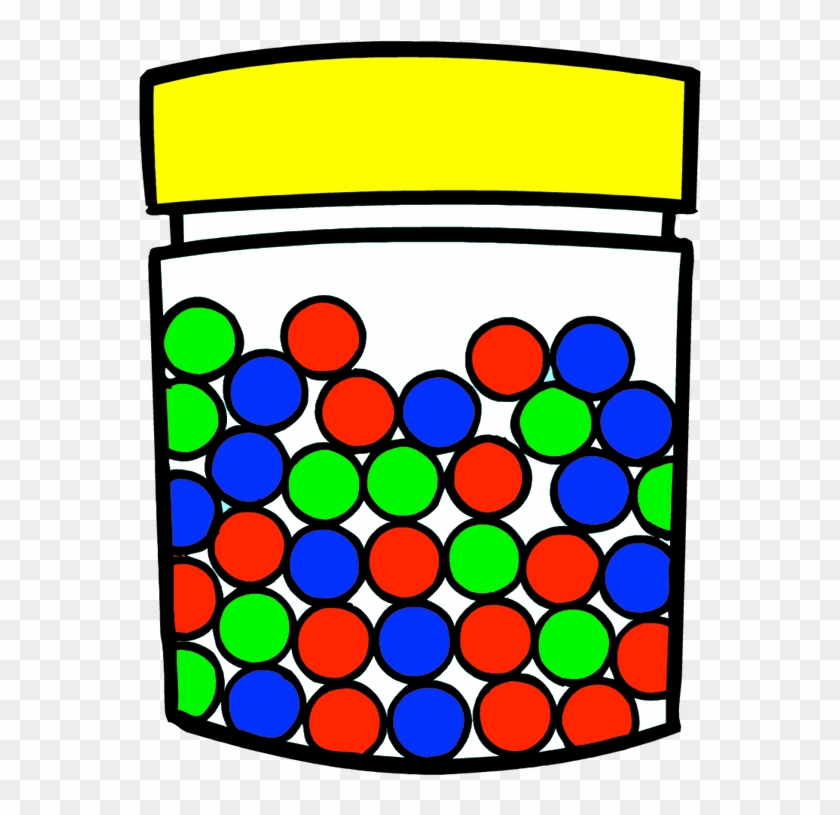 Marbles Clipart Red Marble - Jar Of Marbles Clipart - Png Download #765437