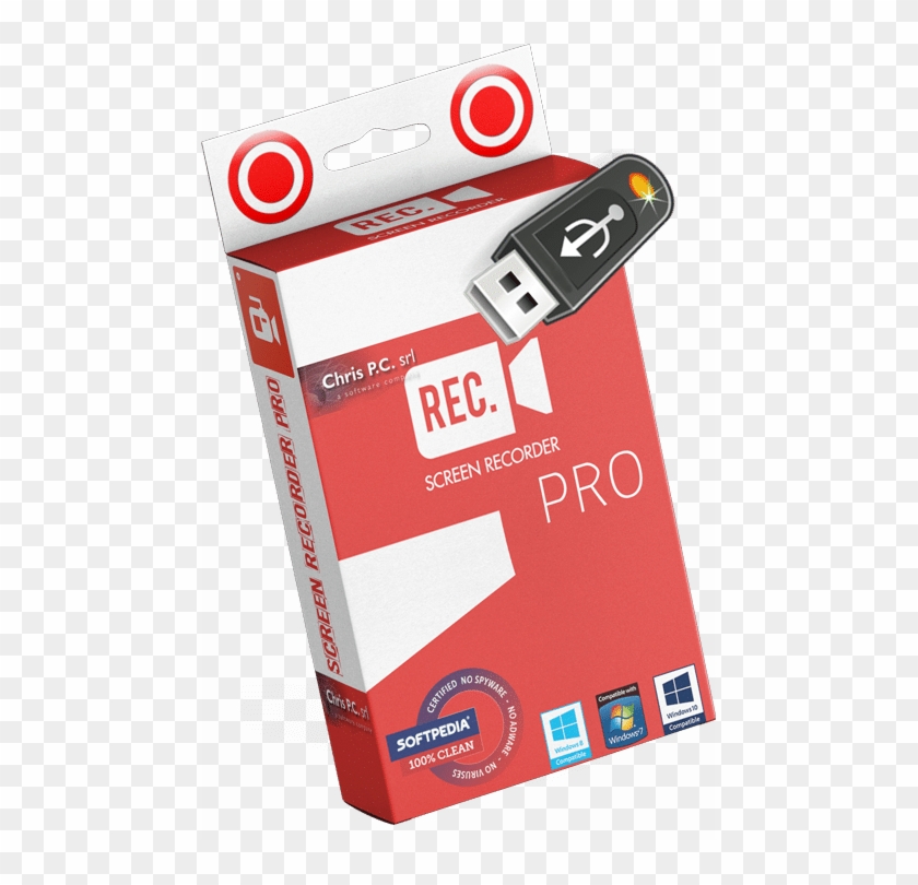 Chrispc Screen Recorder - Record Button Clipart #765440