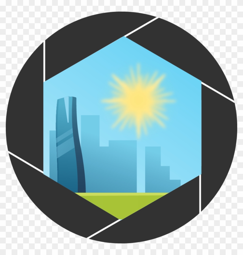 Controlling Sun Flare With Aperture - Logo Clipart