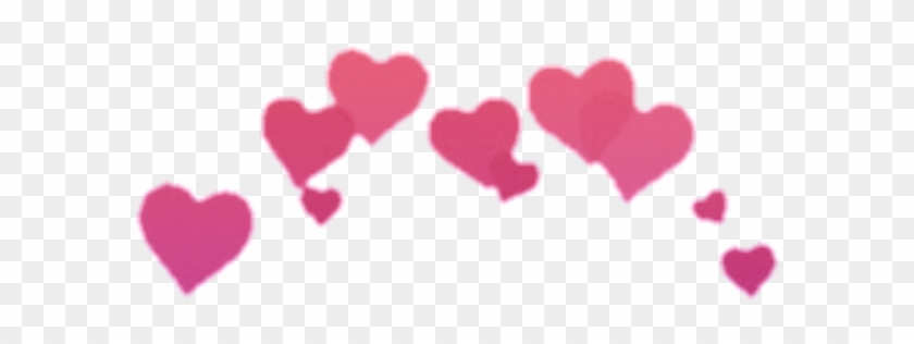 Hearts Heart Crowns Crown Heartcrown Purple Pink - Iphone Heart Emoji Crown Clipart
