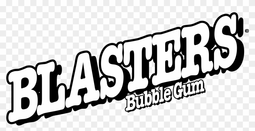 Blasters Bubble Gum Logo Png Transparent - Calligraphy Clipart #765766