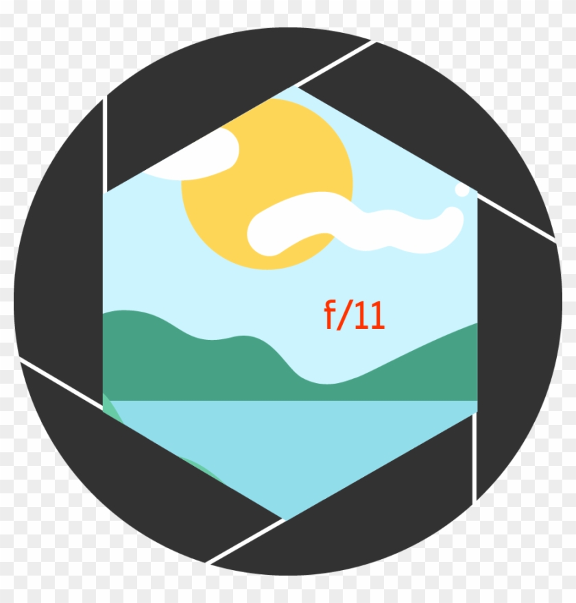 Choosing The Right Aperture - Logo Clipart #765825