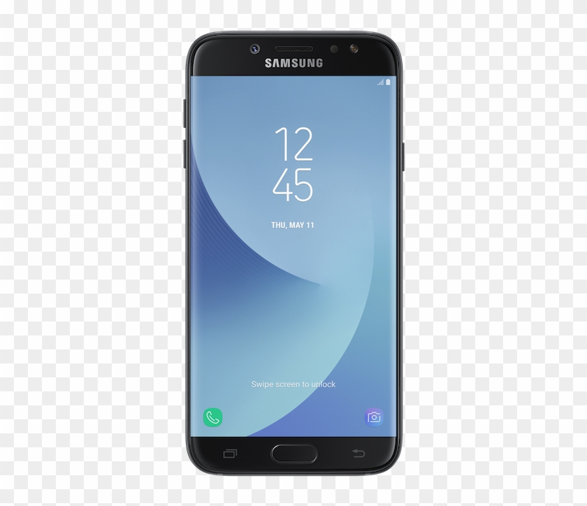 Sm-j730 001 Front Black - Samsung Galaxy J7 16gb Clipart #765953
