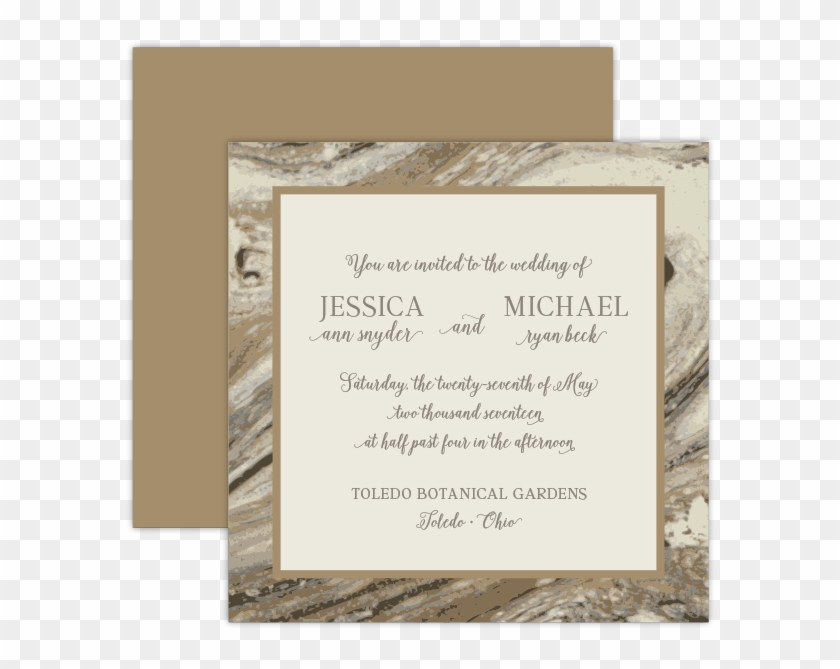 Marble Wedding Stationery Suite - Picture Frame Clipart