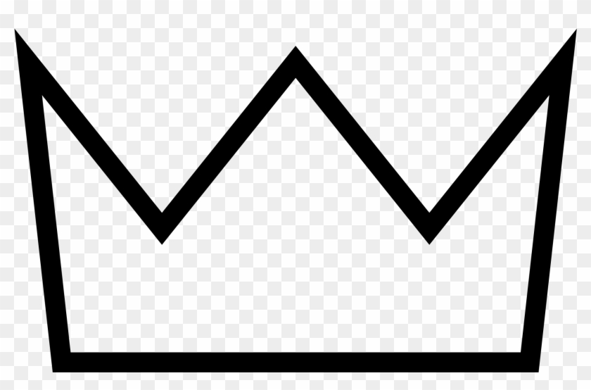 Crown Outline Png - Simple Crown Clipart Black And White Transparent Png