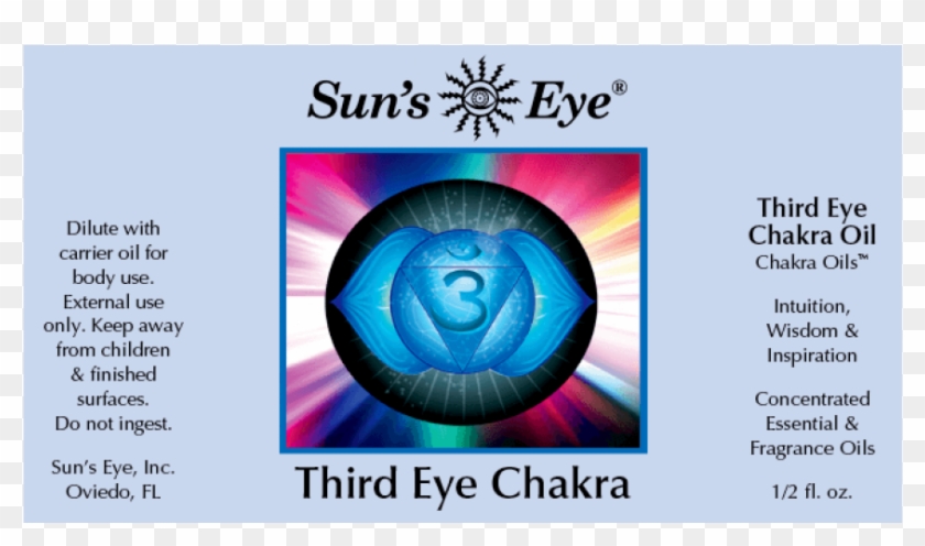 Third Eye Chakra Oil At Labeshops, Home Decor, Fashion - Graphic Design Clipart