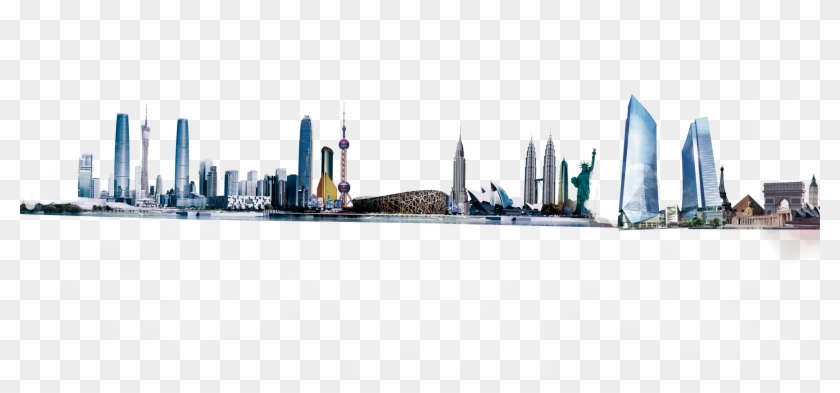 Interesting Architecture - Landmark Buildings - Skyline Clipart