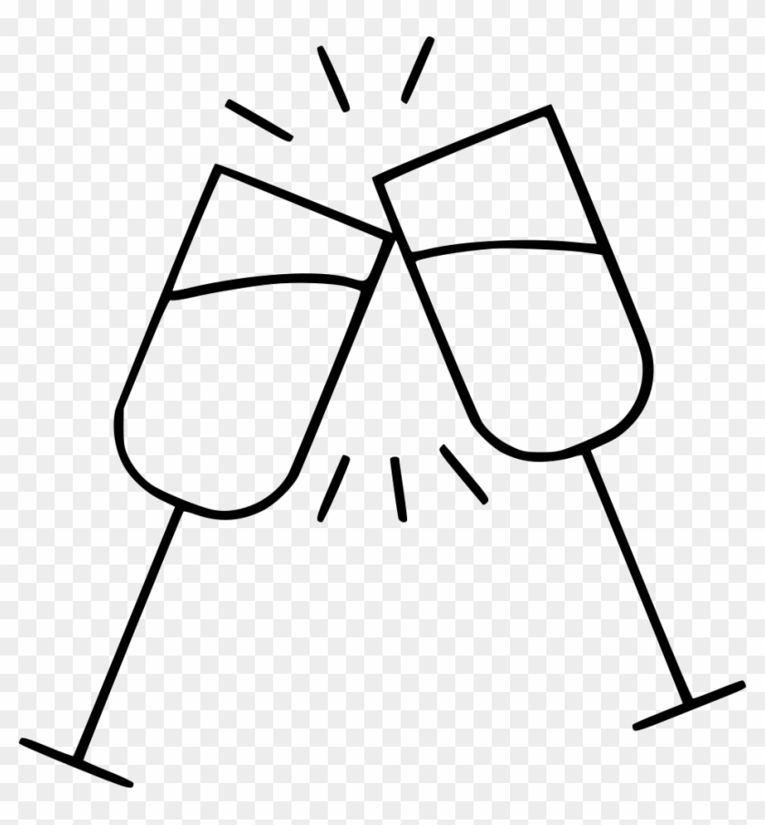 Png File Svg - Champagne Glass Clipart #766562