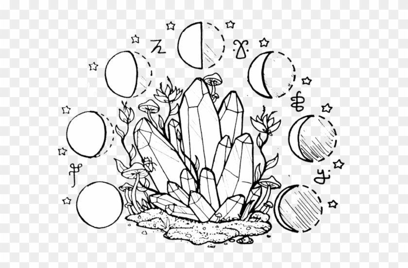 Drawn Crystals Witch - Crystal Ball Drawing Transparent Clipart
