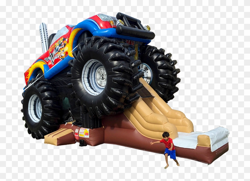512 765 - Monster Truck Inflatable Rental Clipart