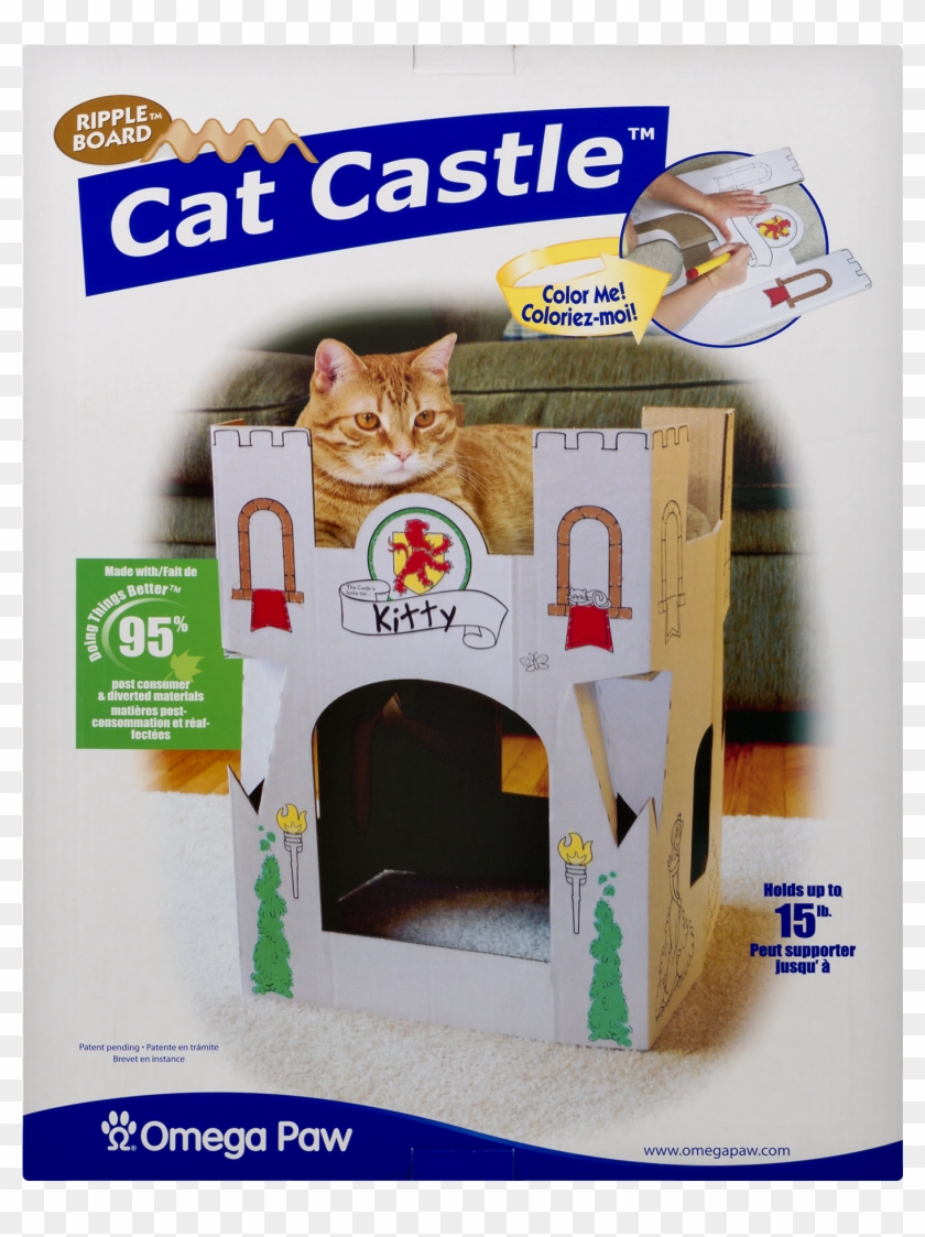 Cardboard Cat Castle Clipart #767301