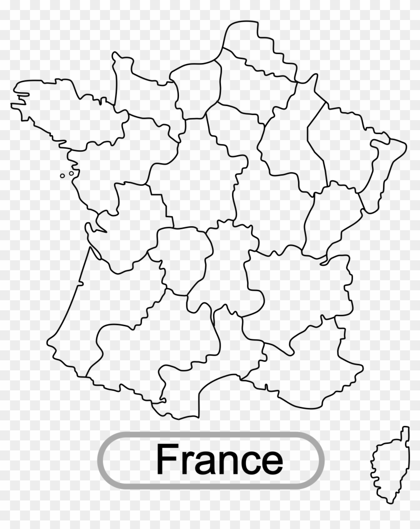 This Free Icons Png Design Of Map Of France 2 Clipart #767486