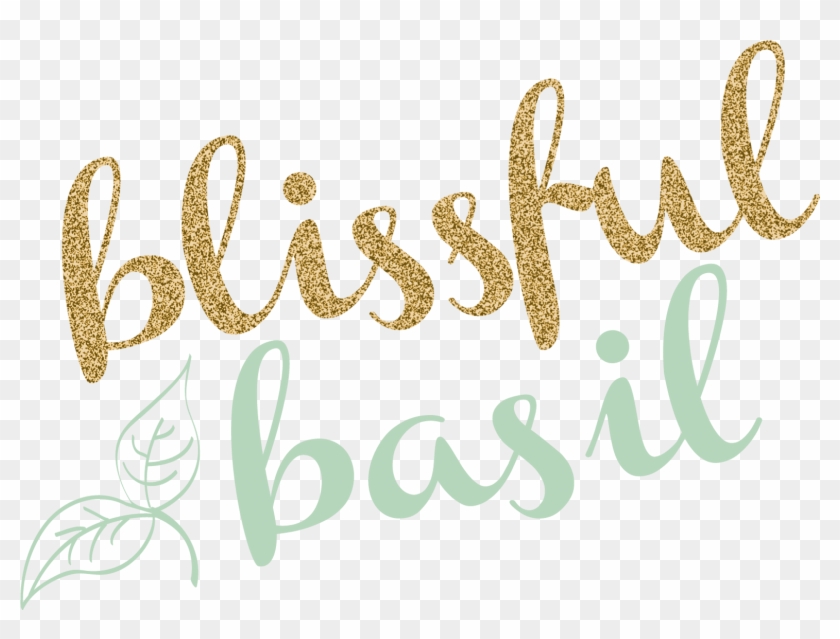 Blissful Basil Logo - Calligraphy Clipart