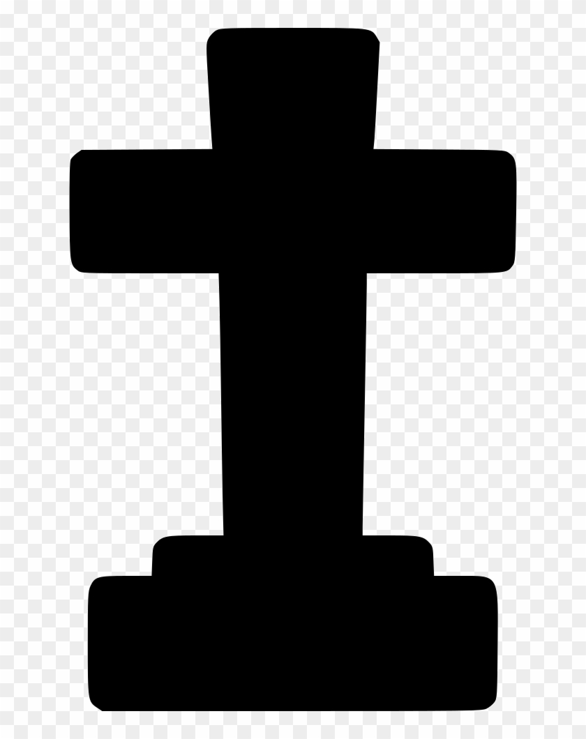 Halloween Grave Cemetery Rip Cross Png Icon - Icono De Una Cruz Clipart #768079