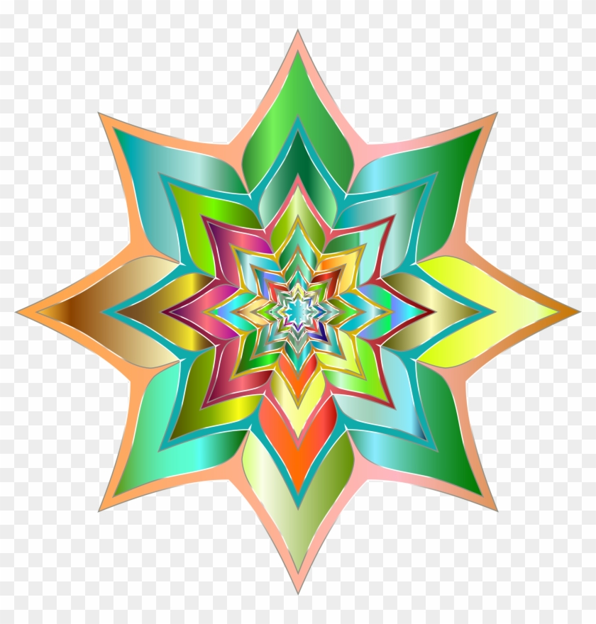 This Free Icons Png Design Of Colorful Flower Silhouette Clipart #768084