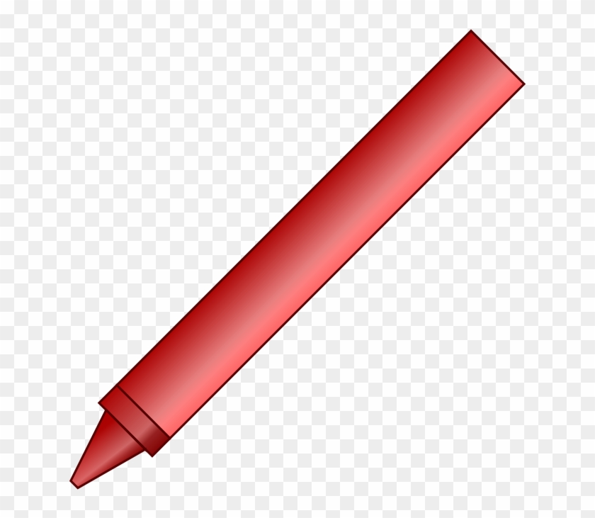 Crayon - Red Crayon Transparent Background Clipart