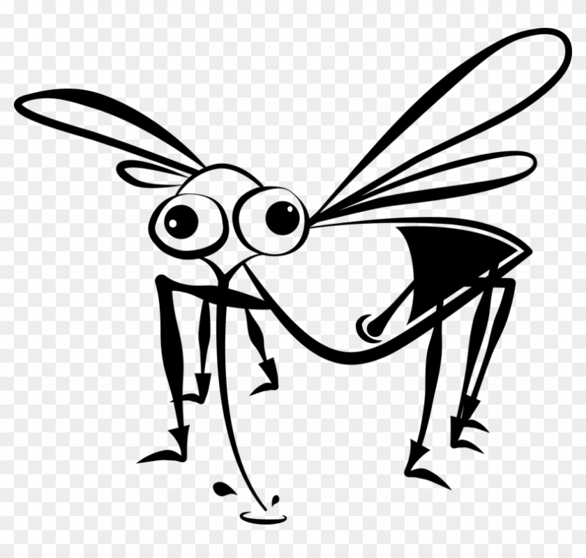 Bloodsucker, Bug, Insect, Mosquito, Pest, Vampire - Mosquito Clipart Black And White Png Transparent Png #768583