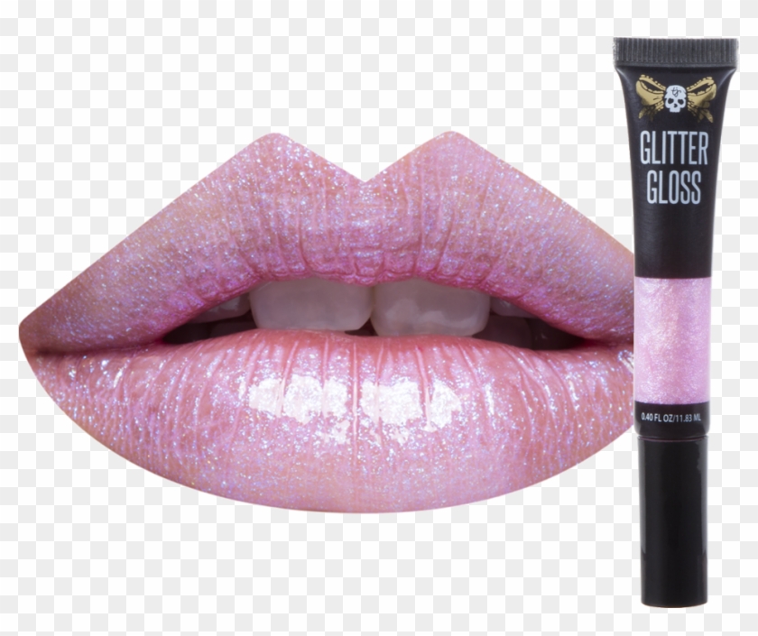 False Picture Of Illusion Glitter Lip Gloss - Lip Gloss Clipart #769100