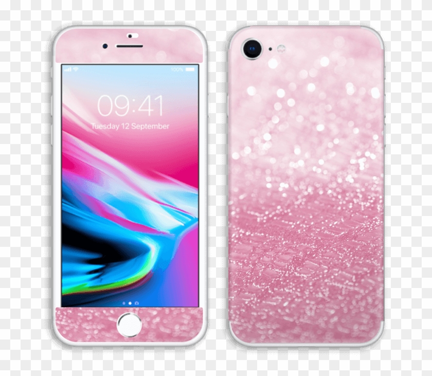 Pink Glitter Skin Iphone - Iphone 8 64gb Srebrny Clipart