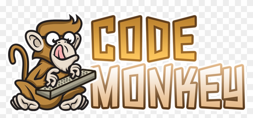 Code Monkey Clipart #769304