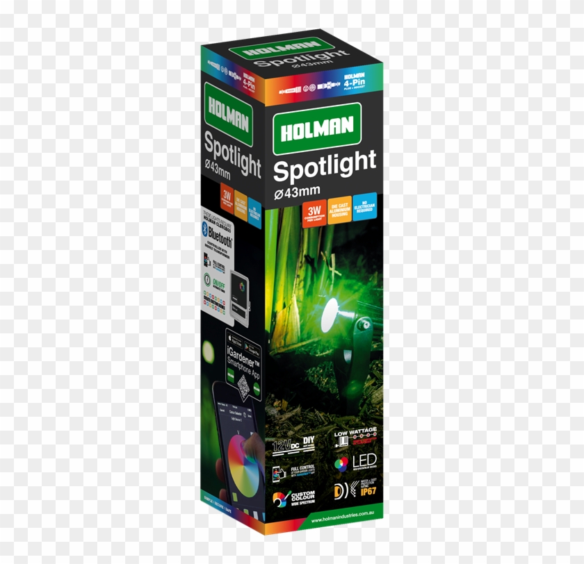 Holman 43mm Rgb Spotlight - Multimedia Software Clipart #769394