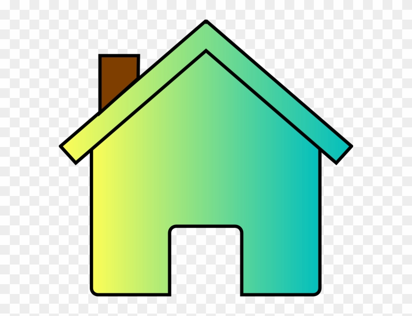 Original Png Clip Art File Yellow/blue Fade House Svg Transparent Png