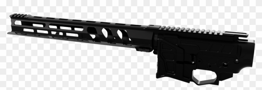 Skeletonized Ar 15 Receiver Set Clipart