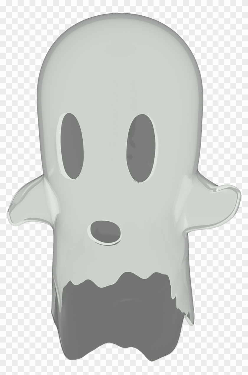 Ghost Cute Spooky - Hình Ma Hoạt Hình Clipart
