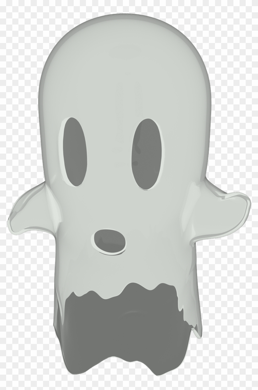 Ghost Cute Spooky - Hình Ma Hoạt Hình Clipart #769943