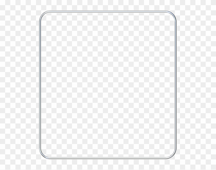 Rounded Square Png - Thin White Frame Png Clipart