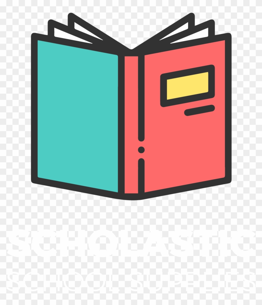 Folders, Book Covers, And Other School Supplies With - Vector Homeschool Clipart #770002