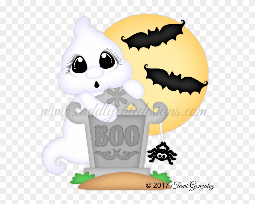 "spooky Ghost" - Cuaderno Dia Halloween Portadas Clipart #770089