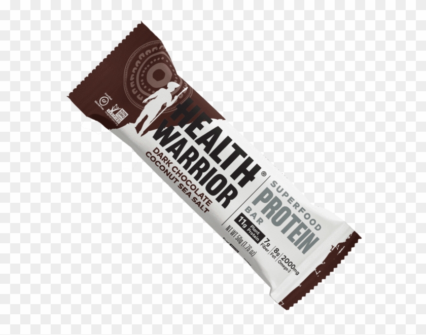Dark Chocolate Coconut Sea Salt Superfood Protein Bars - Health Warrior Dark Chocolate Coconut Sea Salt Protein Clipart #770169