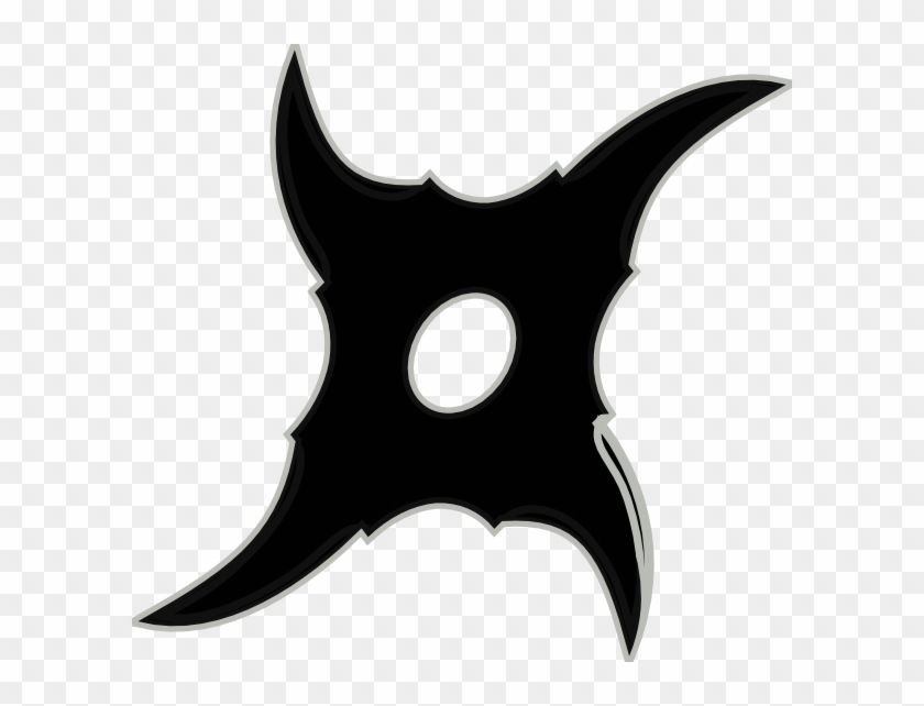 Ninja Star Clipart - Cartoon Ninja Star Png Transparent Png