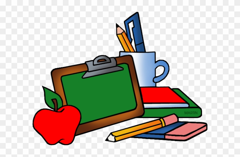 School Supplies Clip Art - Png Download