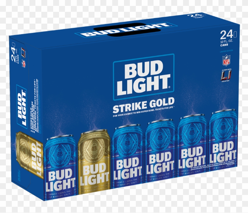 Bud Light's Specialty "strike Gold" - Bud Light Golden Can Clipart #770388