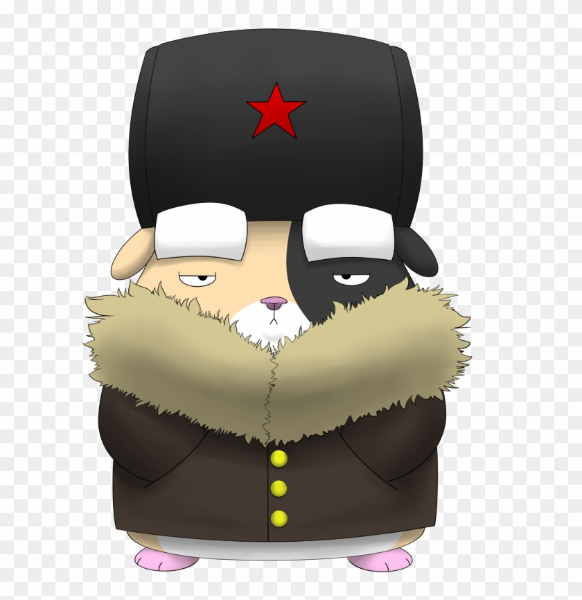 Giggles The Russian Hamster By Orikomi - Hamster In A Russian Hat Clipart