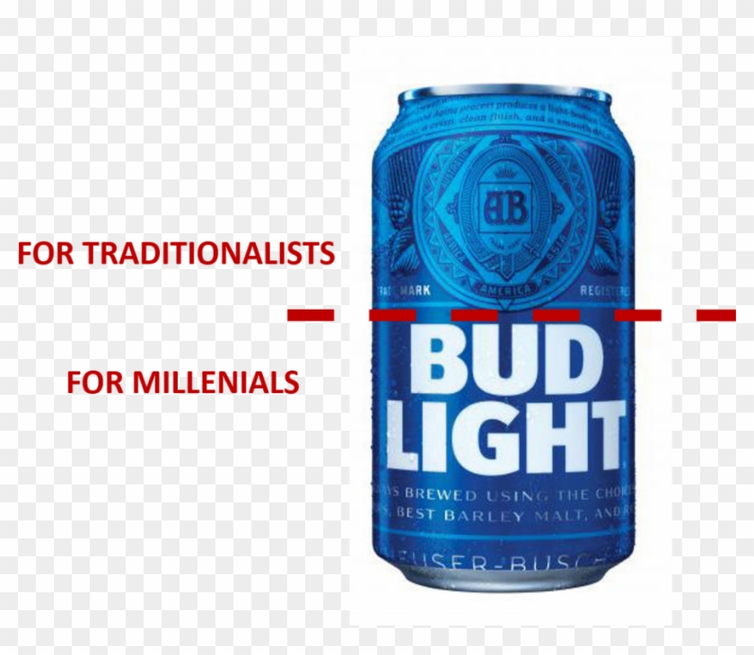 Bl Split Can - Bud Light Branding Clipart #770575
