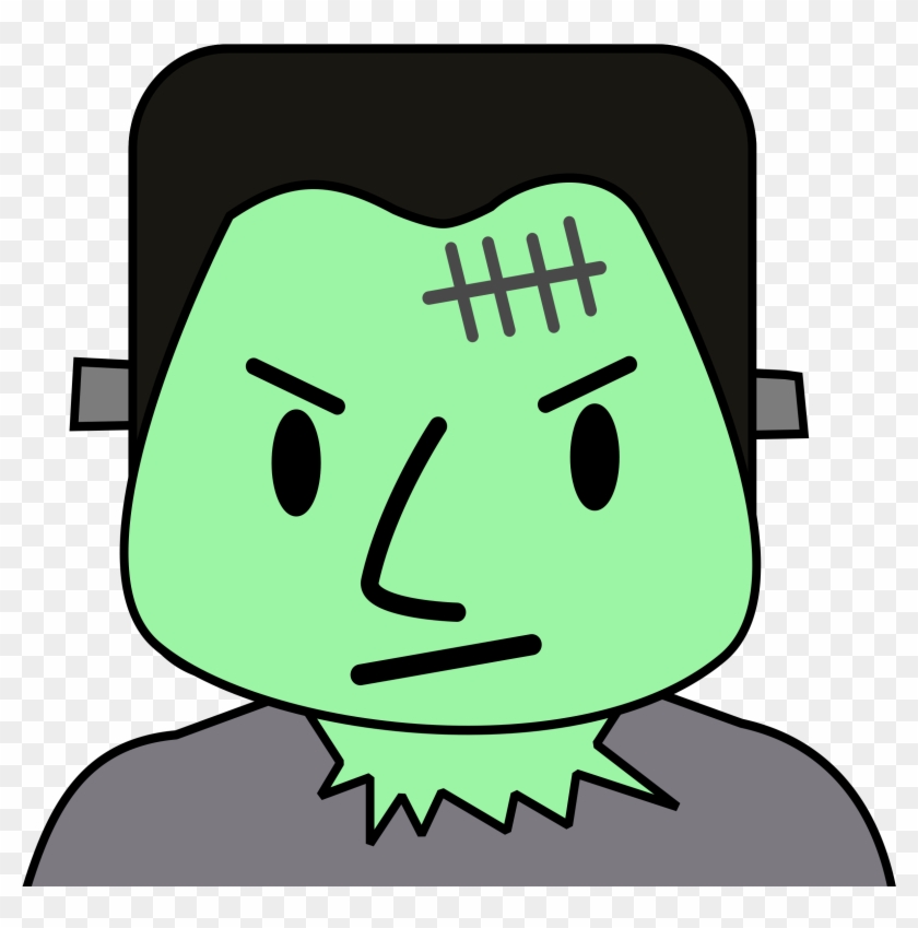 Frankenstein's Monster Cartoon Document - Green Monster Guy Clipart #770727
