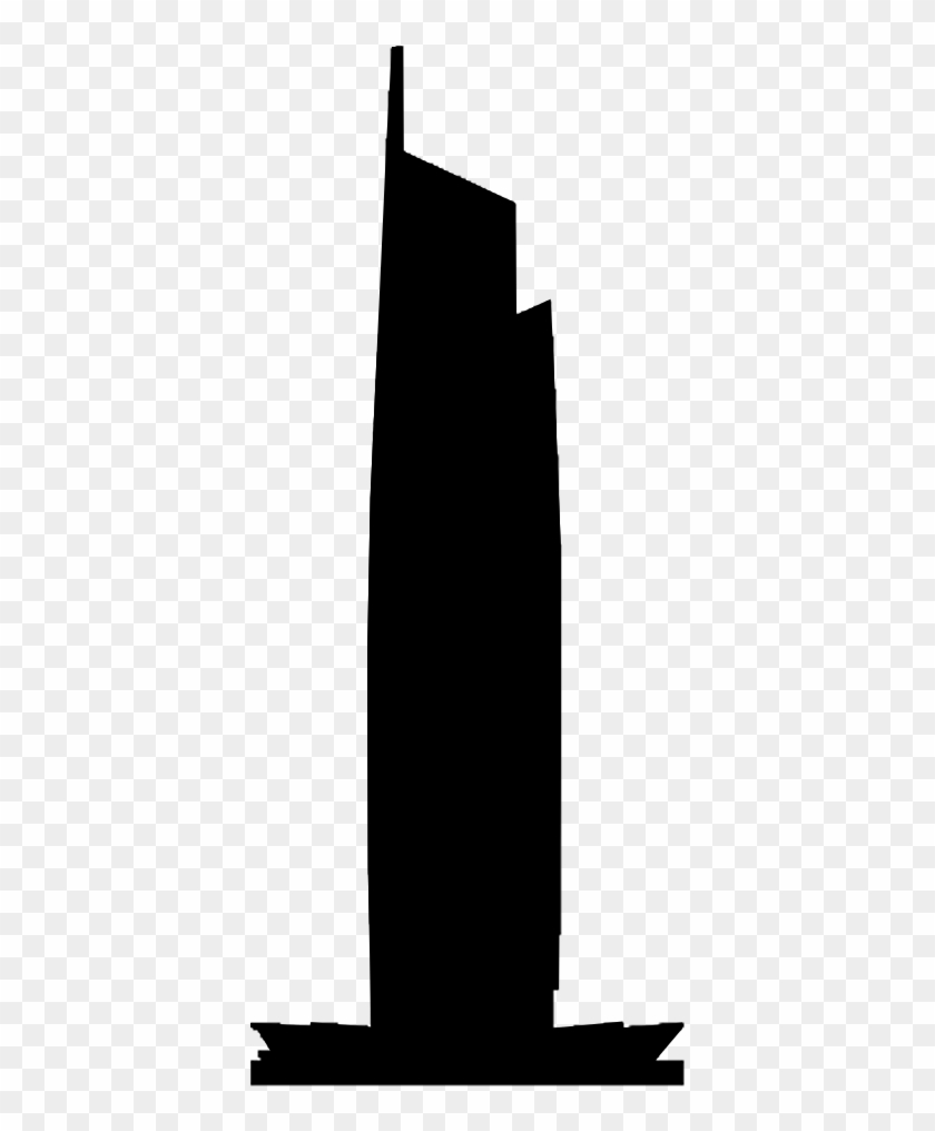 Almas Tower - Silhouette Clipart #770892