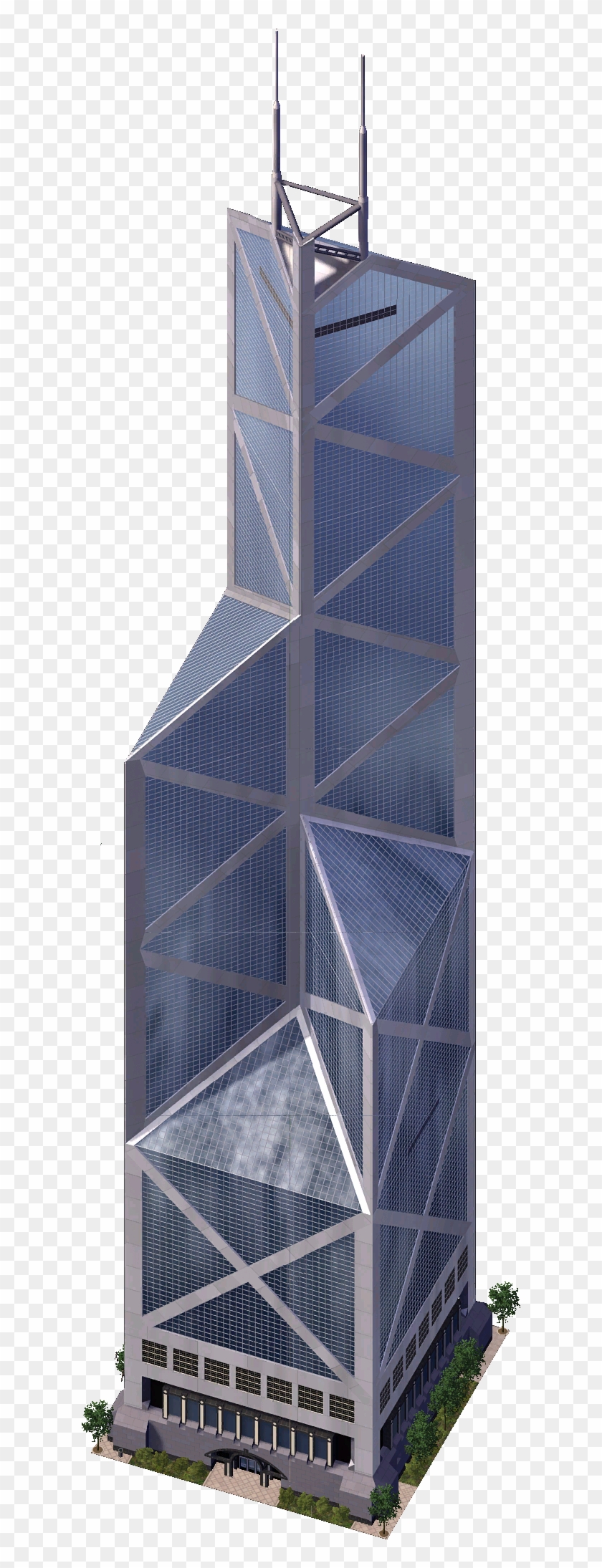 Bank Of China Tower - Hong Kong Bank Of China Png Clipart #771164