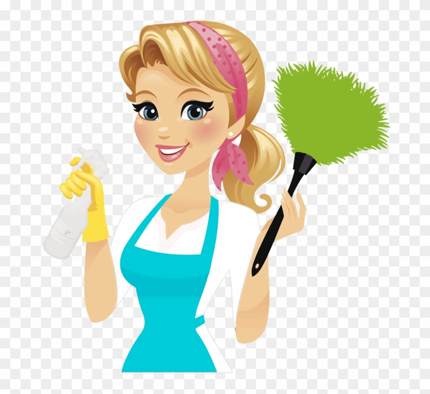 People Clipart Cleaning - Cleaning Lady Png Transparent Png