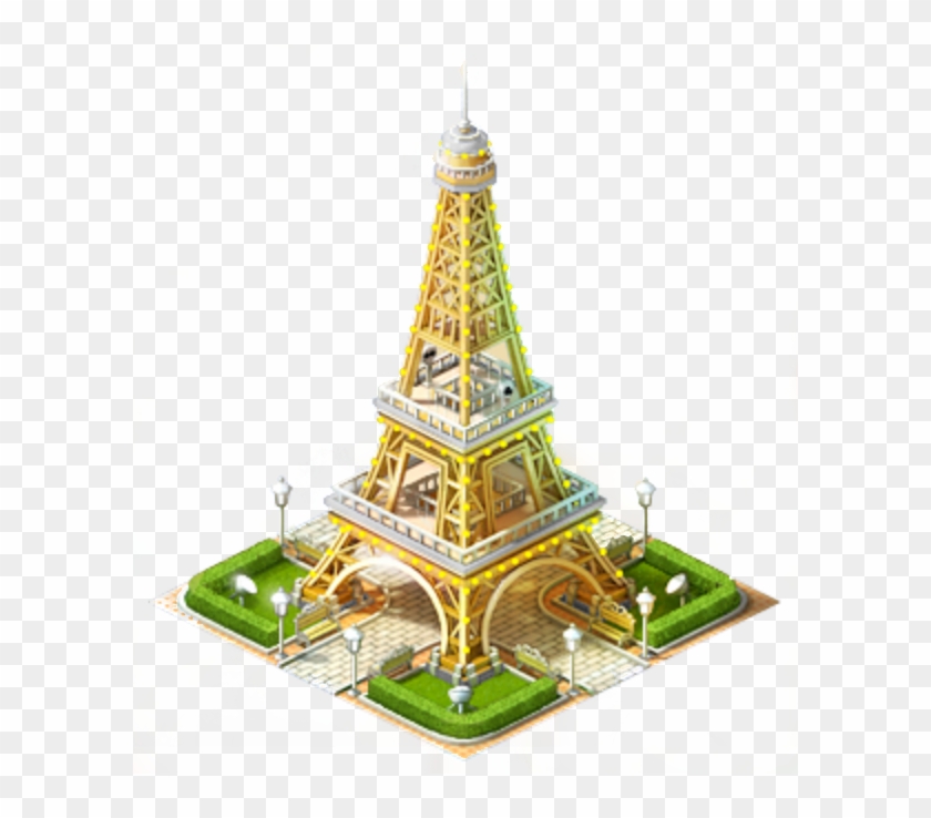 Eiffel Tower Png Free Download - Transparent Eiffel Tower Gold Png Clipart #771271