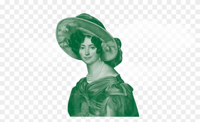 At The «russian Salons» In Rome, Gogol First Read The - Portrait Of Zinaida Volkonskaya Clipart #771298