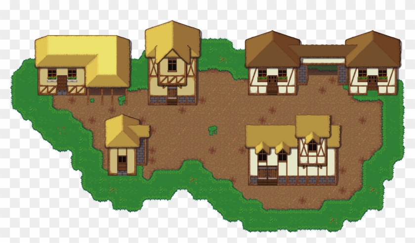 Preview - Straw House Pixel Art Clipart