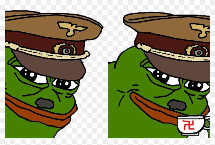 Pol/ Pepe The Frog Neo Nazi Symbol Politically Incorrect - Nazi Pepe Clipart
