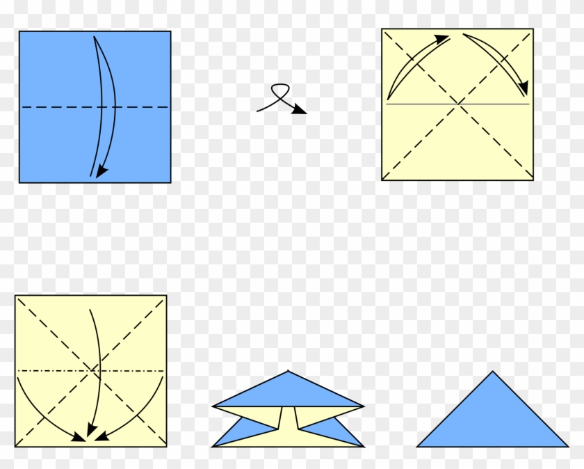 Ninja Star Origami Instructions Printable - Origami Raindrop Clipart