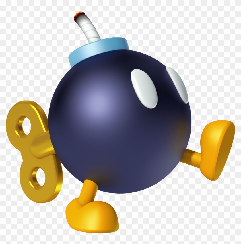 Mario Birthday Party Games - Mario Kart Bob Omb Clipart #771700